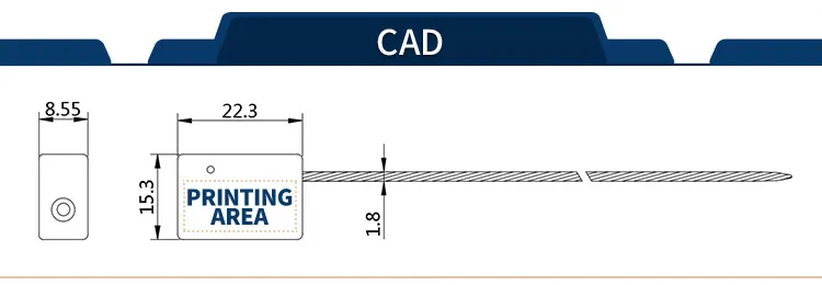 Cable Security Seals Customized Cable Security Seals Customized