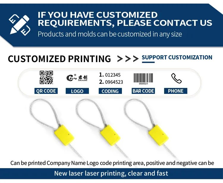 Cable Security Seals Customized Cable Security Seals Customized