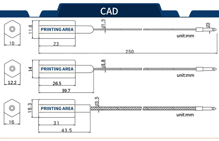 Cable Security Seals Factory