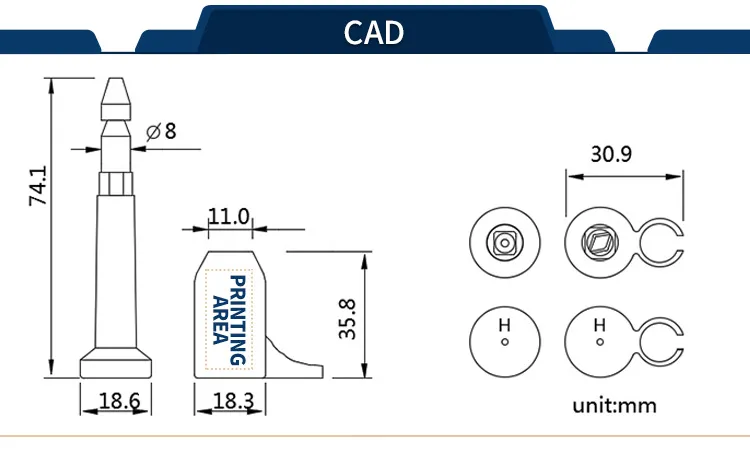 Container Seal Bolt Container Seal Bolt