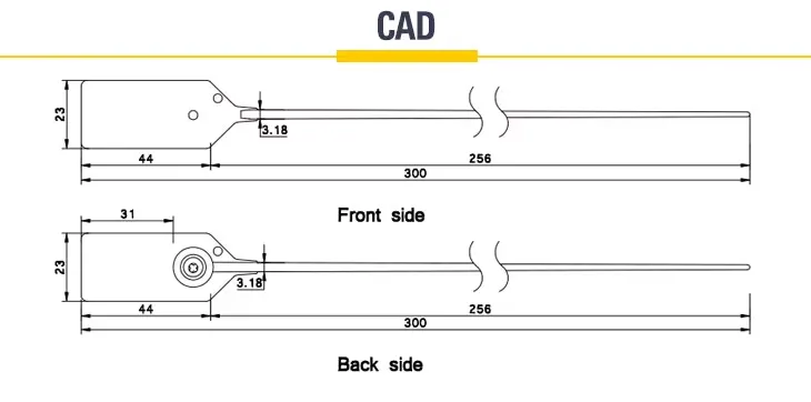 Plastic Seal Security Lock Plastic Seal Security Lock