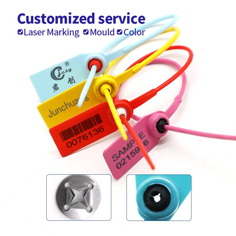 Tamper Proof Pull Tight Plastic Label Seal - 图片 4